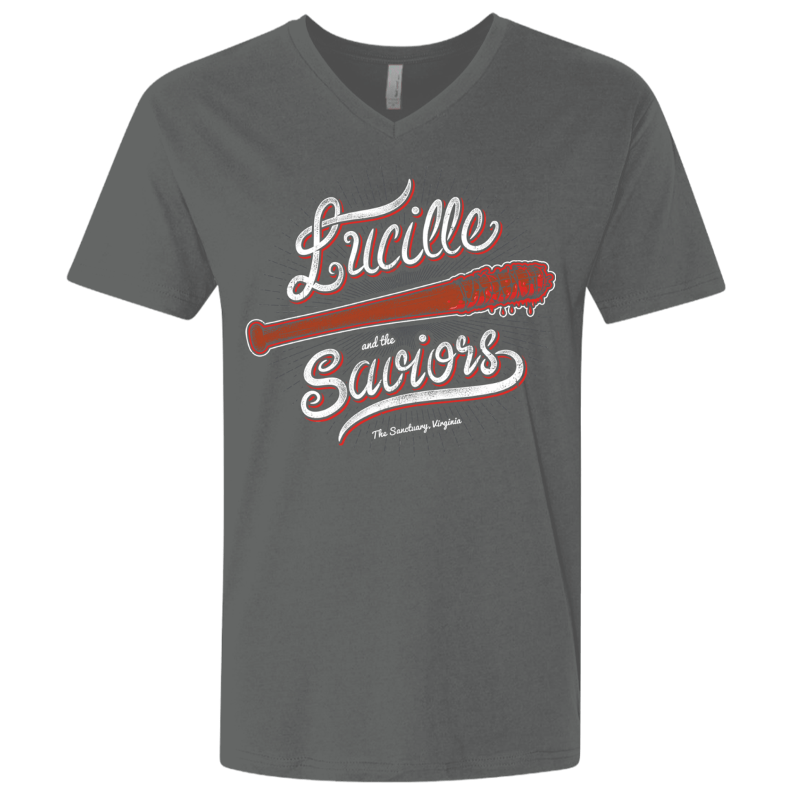 T-Shirts Heavy Metal / X-Small Lucille and the Saviors Men's Premium V-Neck