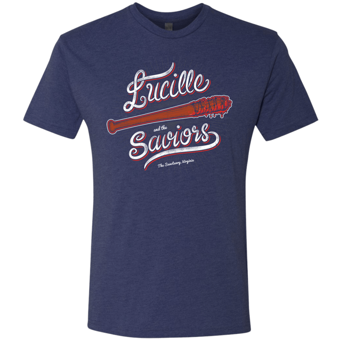 T-Shirts Vintage Navy / Small Lucille and the Saviors Men's Triblend T-Shirt