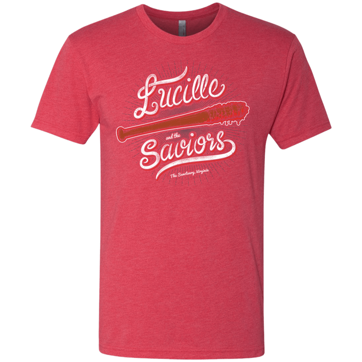 T-Shirts Vintage Red / Small Lucille and the Saviors Men's Triblend T-Shirt