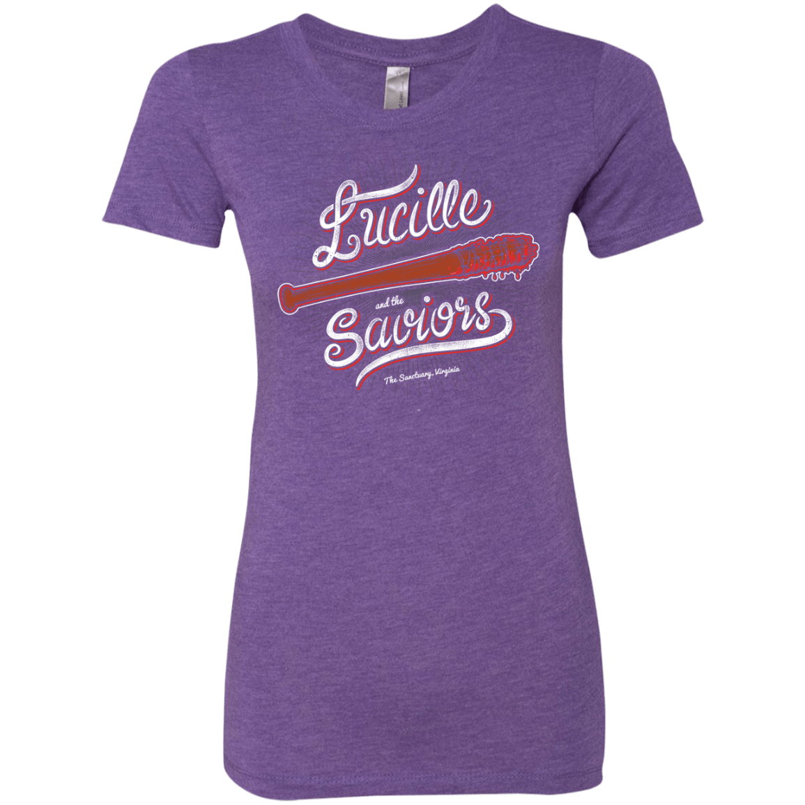 T-Shirts Purple Rush / Small Lucille and the Saviors Women's Triblend T-Shirt