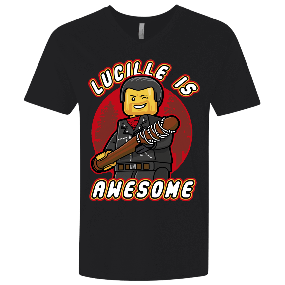 T-Shirts Black / X-Small Lucille is Awesome Men's Premium V-Neck