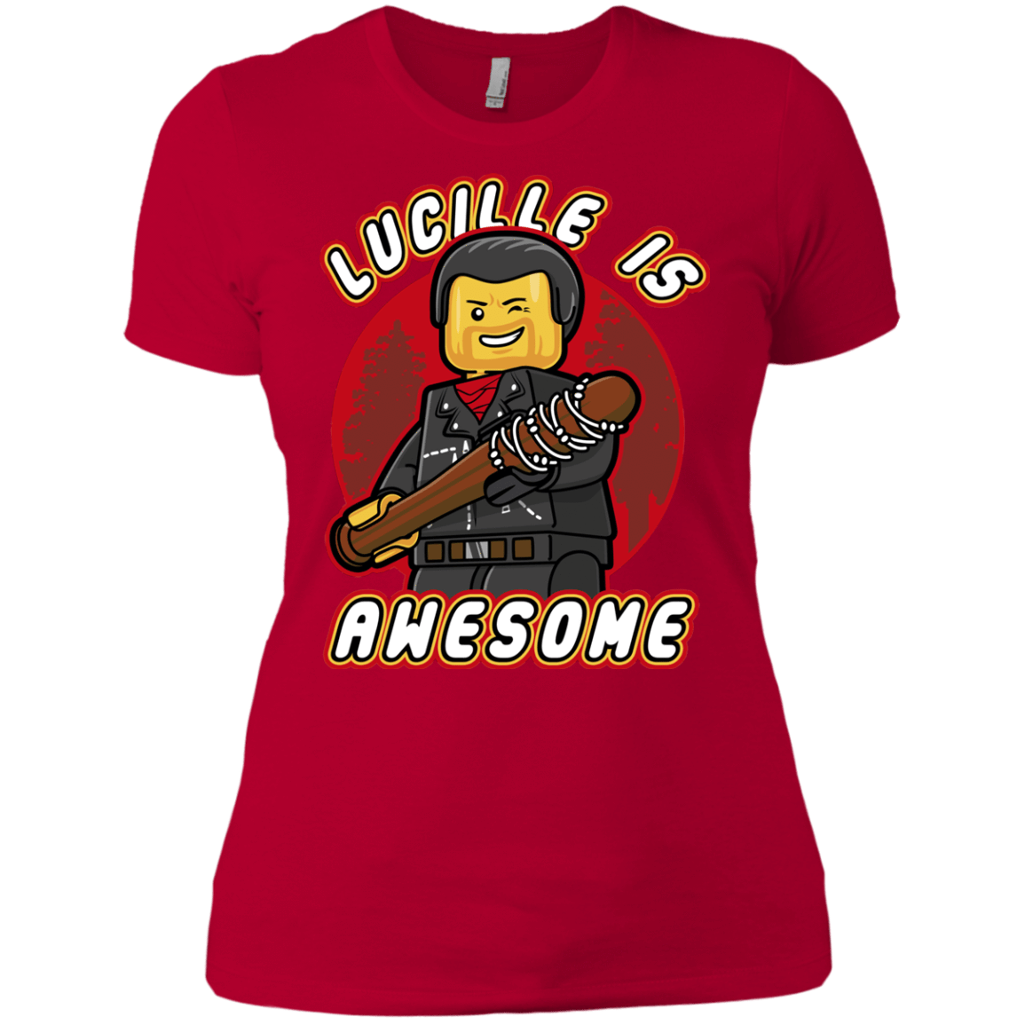 T-Shirts Red / X-Small Lucille is Awesome Women's Premium T-Shirt