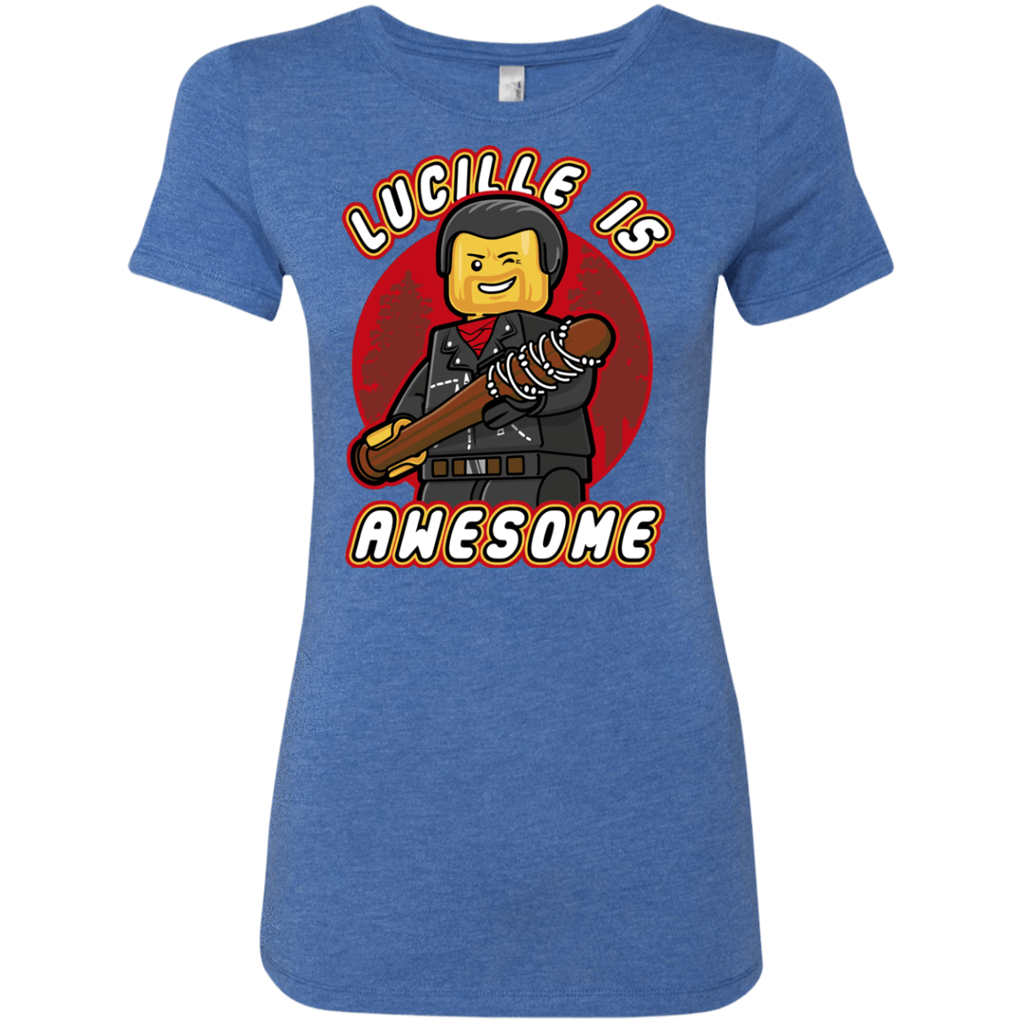 T-Shirts Vintage Royal / Small Lucille is Awesome Women's Triblend T-Shirt