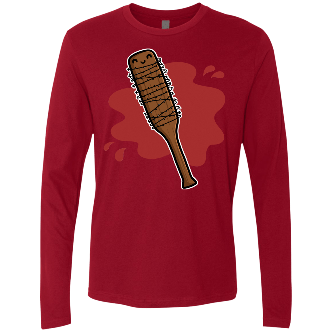 T-Shirts Cardinal / Small Lucille Men's Premium Long Sleeve