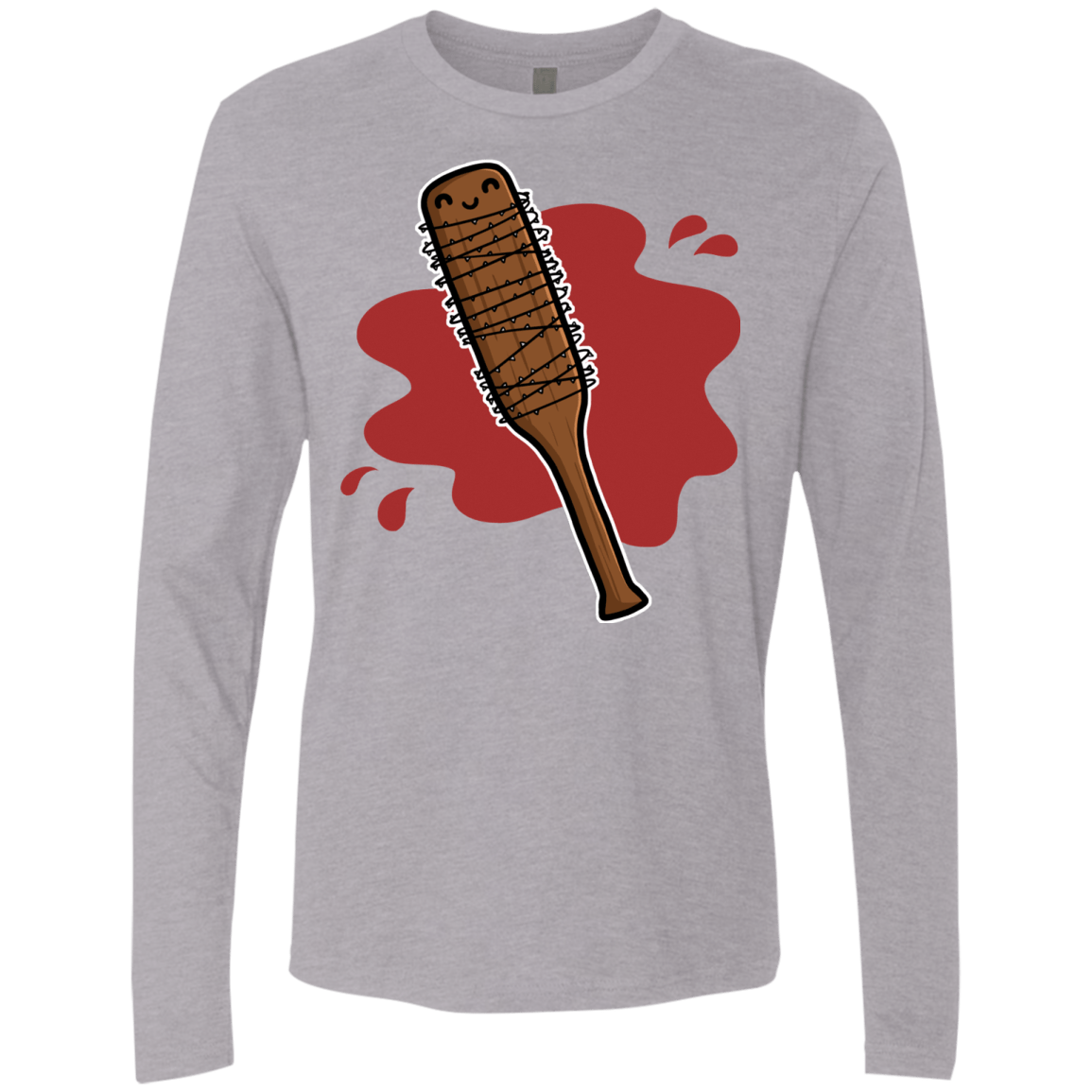 T-Shirts Heather Grey / Small Lucille Men's Premium Long Sleeve