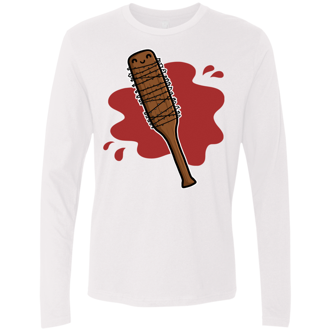 T-Shirts White / Small Lucille Men's Premium Long Sleeve