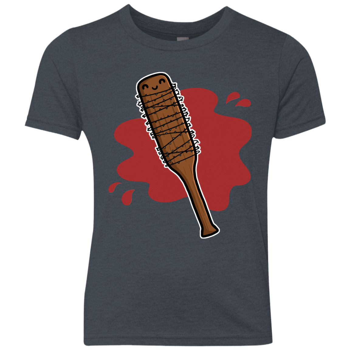 T-Shirts Vintage Navy / YXS Lucille Youth Triblend T-Shirt