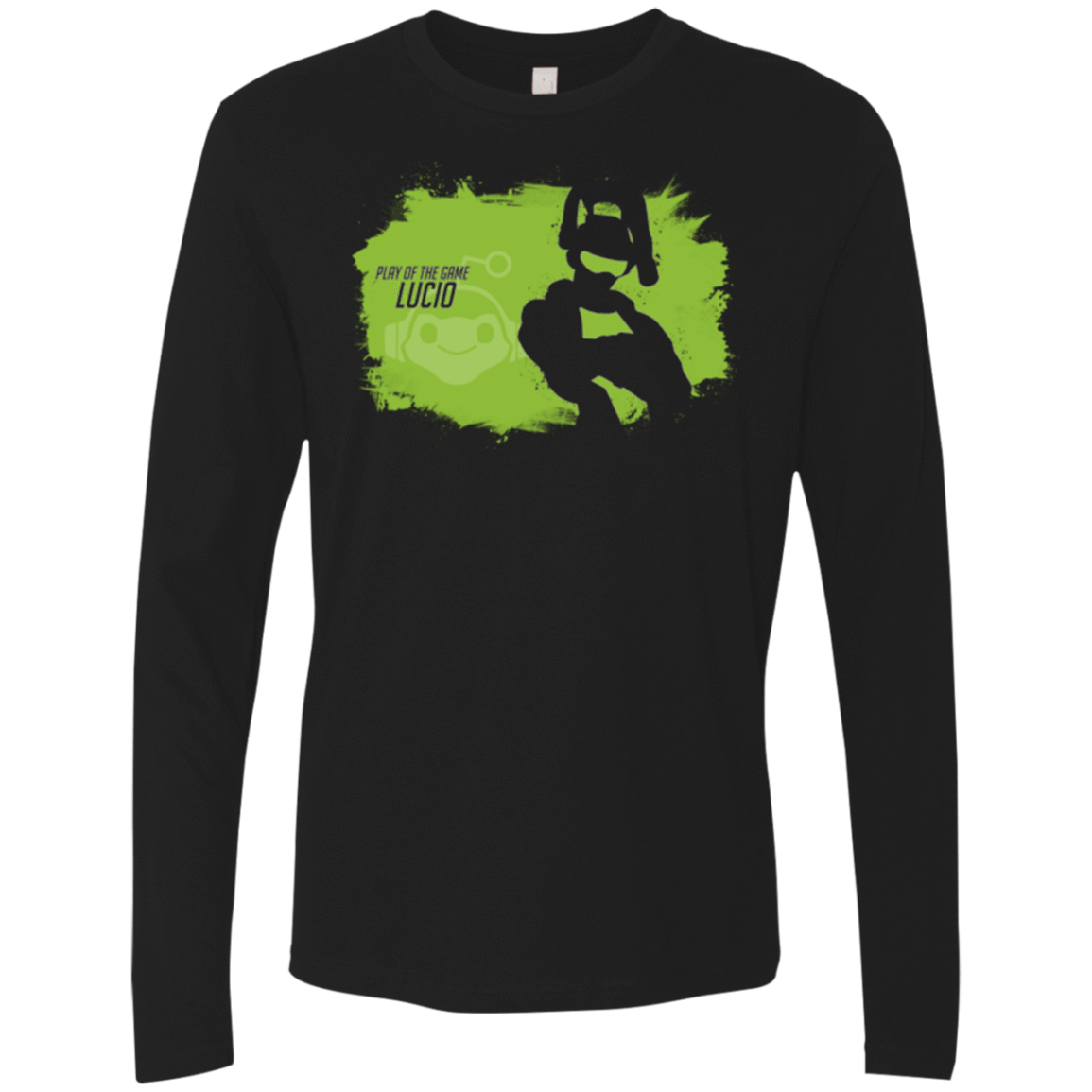 T-Shirts Black / Small Lucio Base Men's Premium Long Sleeve
