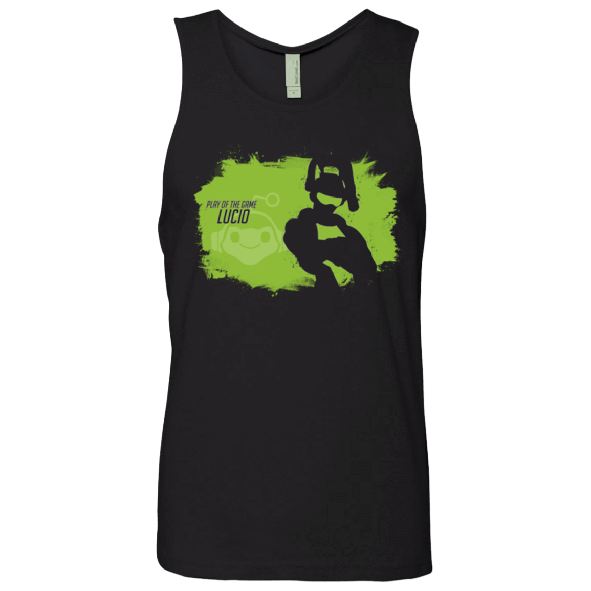T-Shirts Black / Small Lucio Base Men's Premium Tank Top