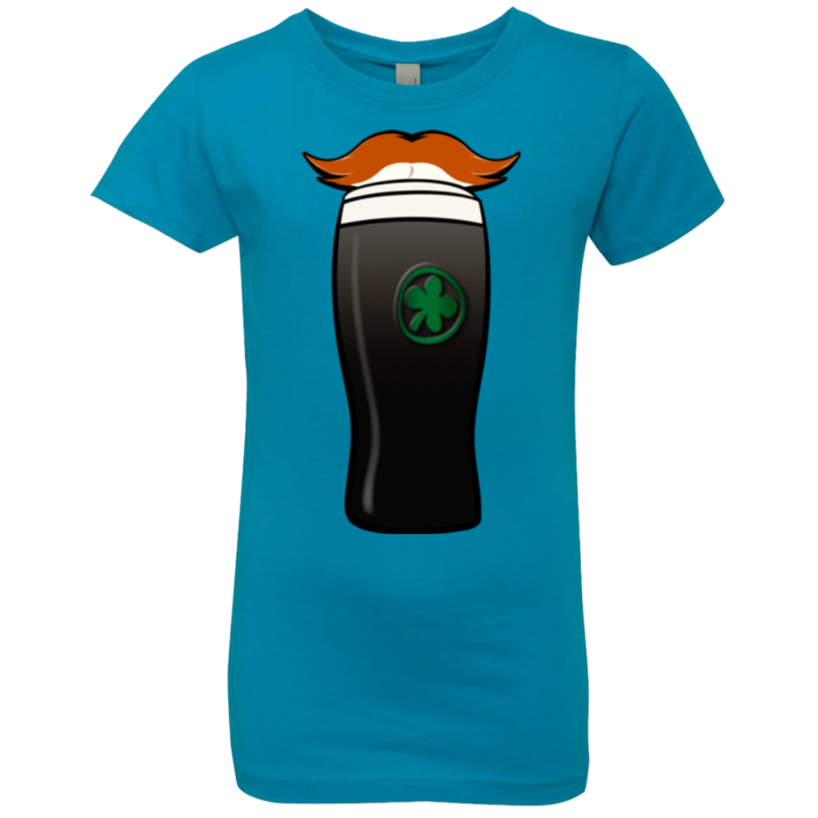 T-Shirts Turquoise / YXS Luck of The Irish Girls Premium T-Shirt