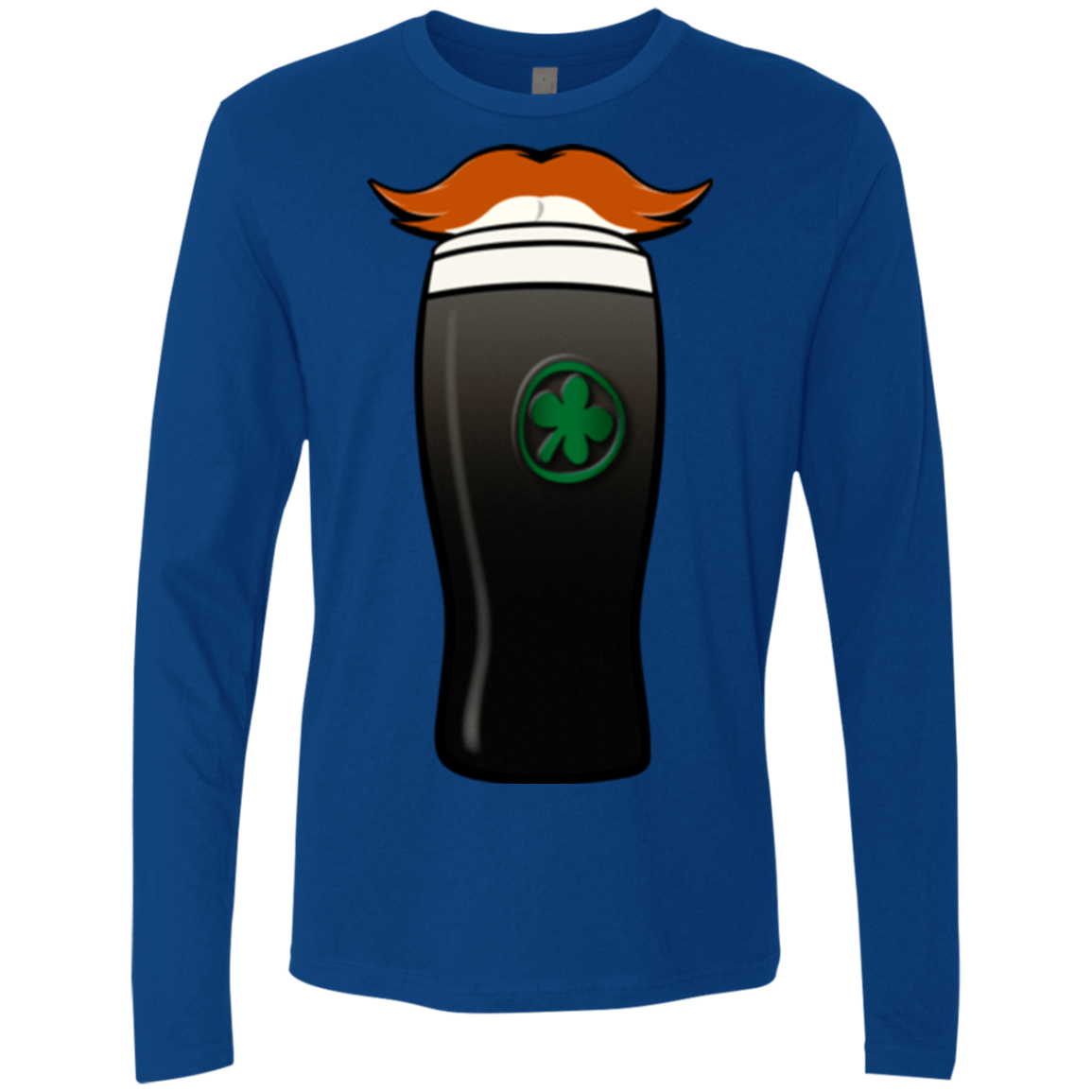 T-Shirts Royal / Small Luck of The Irish Men's Premium Long Sleeve