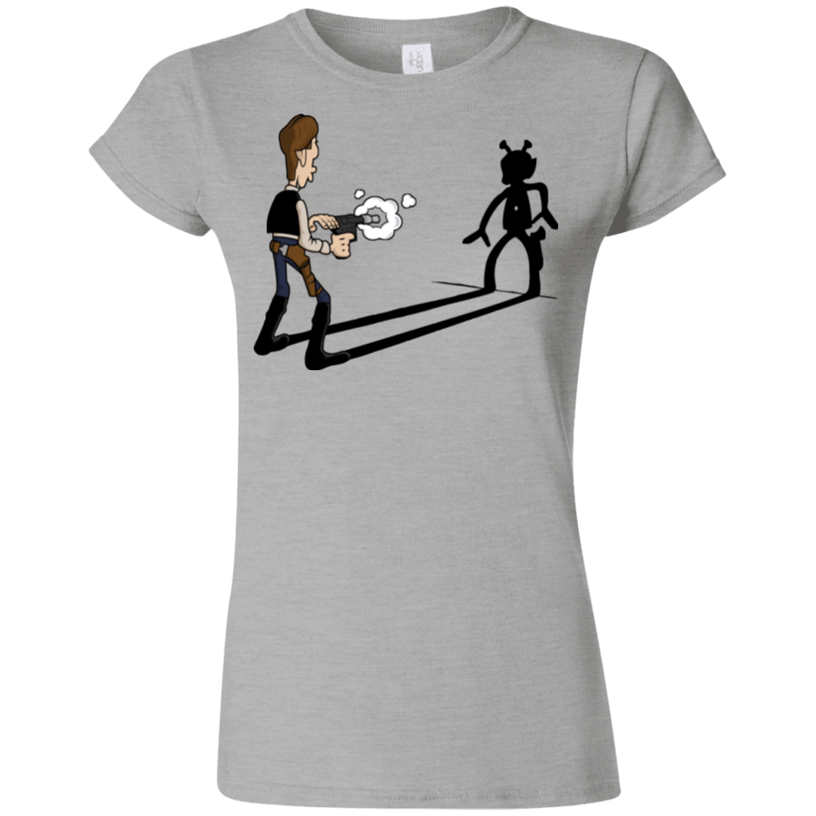 T-Shirts Sport Grey / S Lucky Han Junior Slimmer-Fit T-Shirt