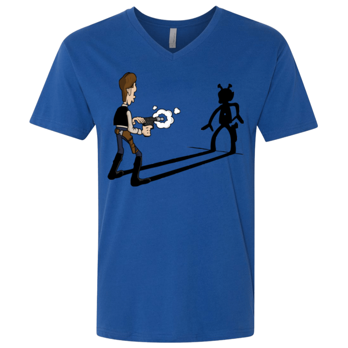 T-Shirts Royal / X-Small Lucky Han Men's Premium V-Neck