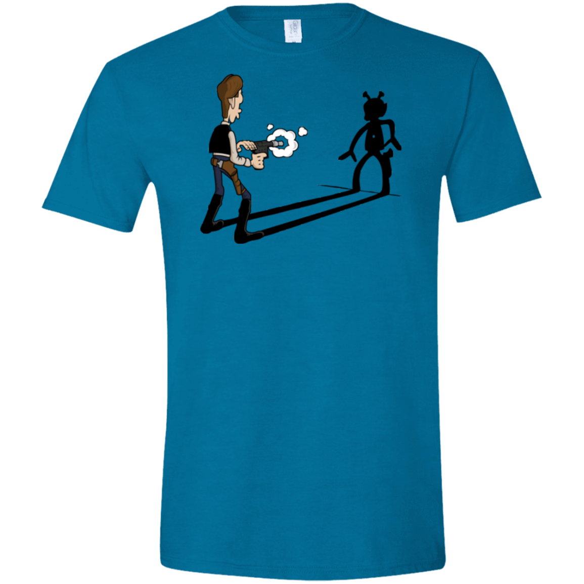 T-Shirts Antique Sapphire / S Lucky Han Men's Semi-Fitted Softstyle