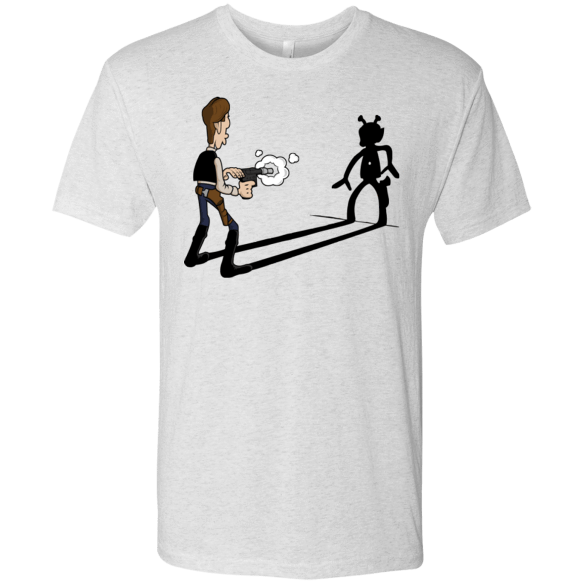 T-Shirts Heather White / S Lucky Han Men's Triblend T-Shirt