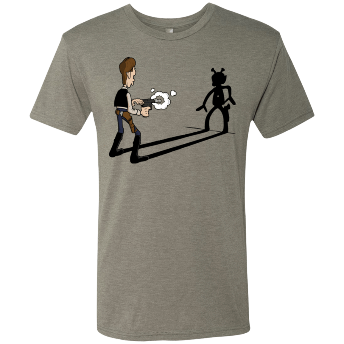 T-Shirts Venetian Grey / S Lucky Han Men's Triblend T-Shirt