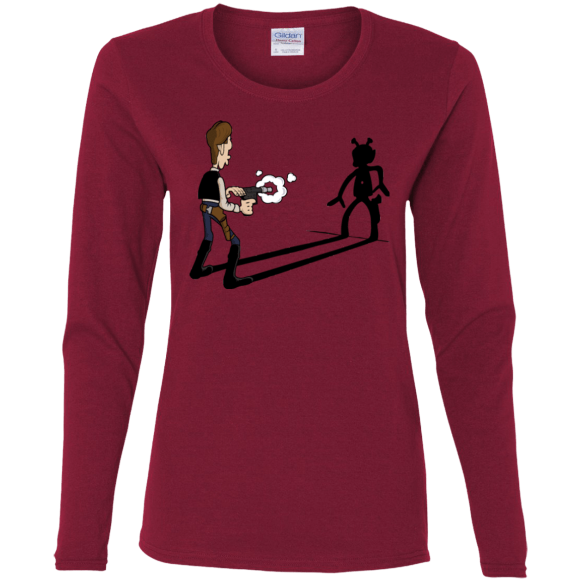 T-Shirts Cardinal / S Lucky Han Women's Long Sleeve T-Shirt