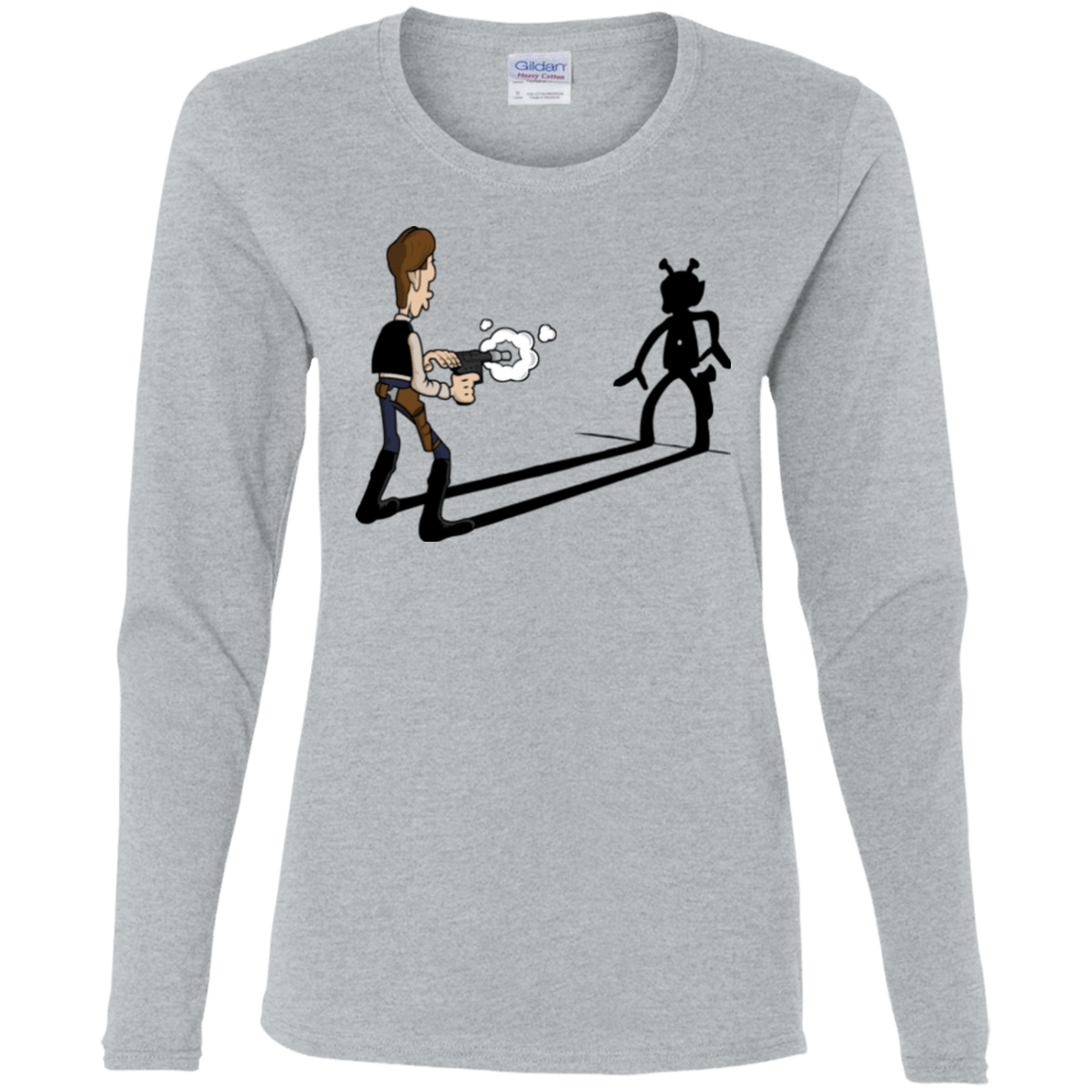 T-Shirts Sport Grey / S Lucky Han Women's Long Sleeve T-Shirt
