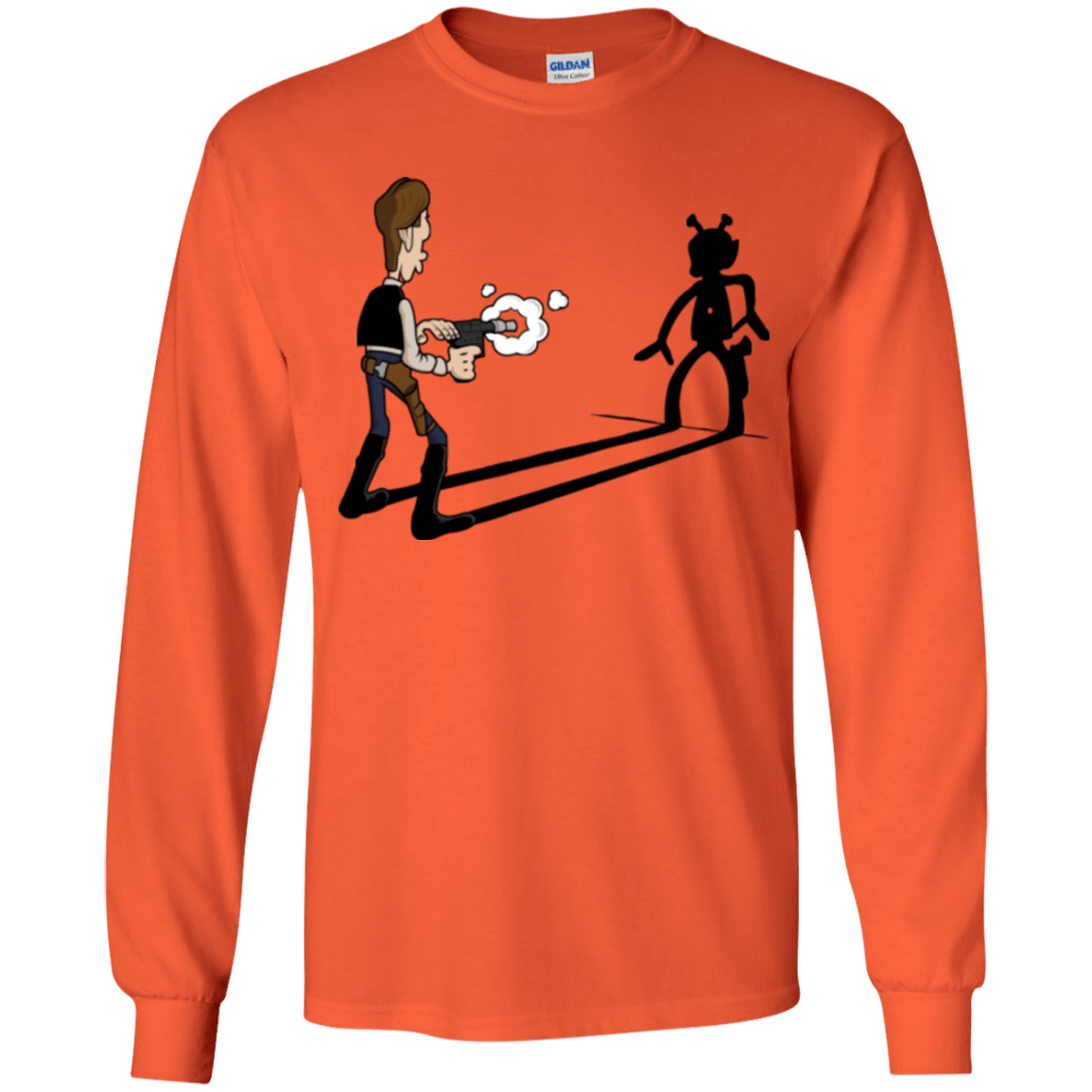 T-Shirts Orange / YS Lucky Han Youth Long Sleeve T-Shirt