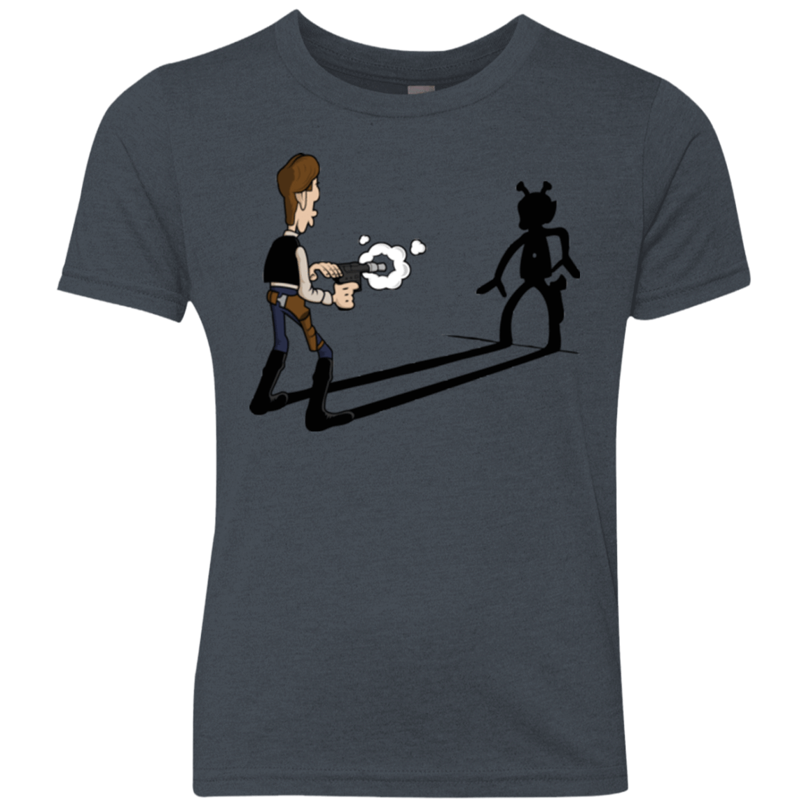 T-Shirts Vintage Navy / YXS Lucky Han Youth Triblend T-Shirt