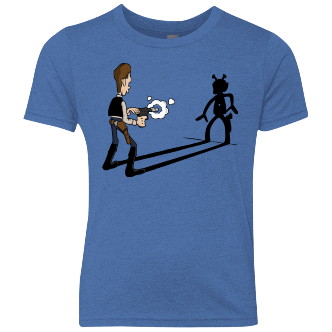 T-Shirts Vintage Royal / YXS Lucky Han Youth Triblend T-Shirt