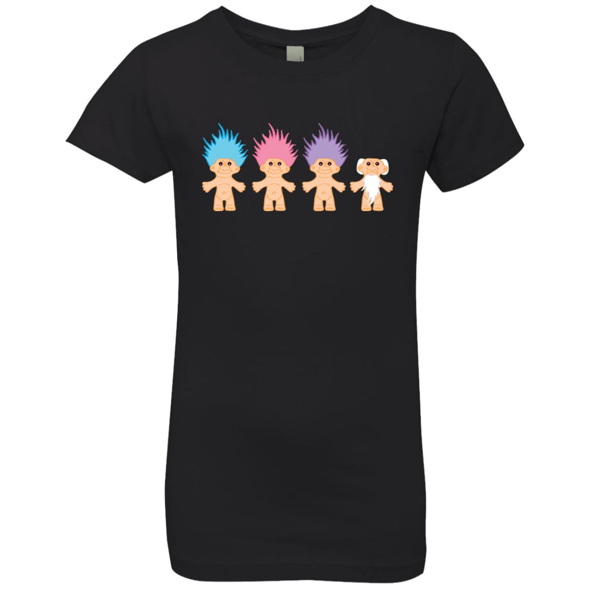 T-Shirts Black / YXS Lucky Trolls Girls Premium T-Shirt