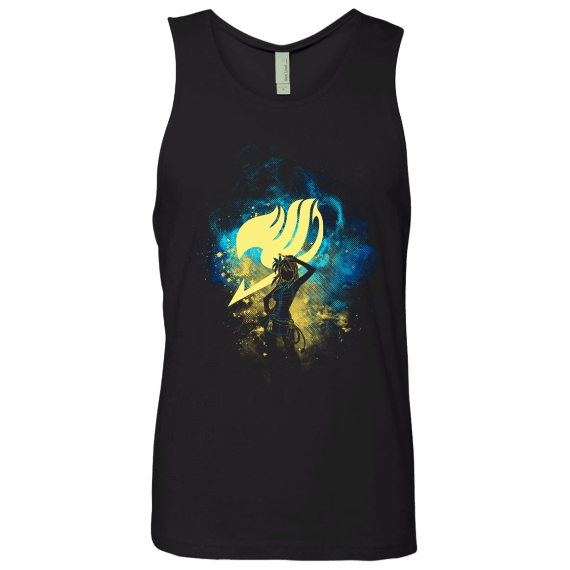 T-Shirts Black / Small LUCY ART Men's Premium Tank Top