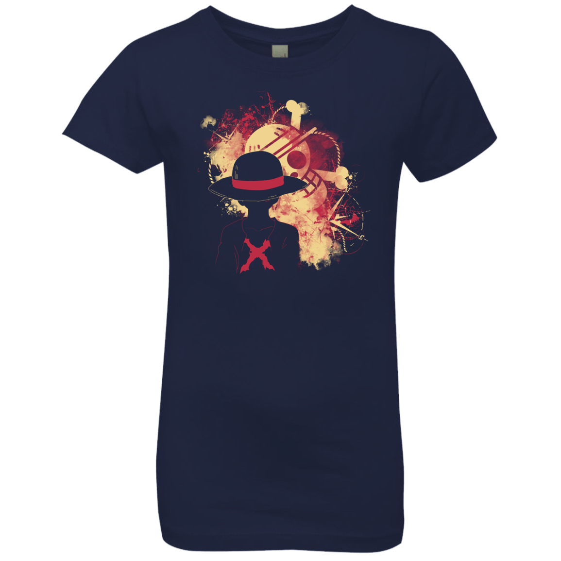T-Shirts Midnight Navy / YXS Luffy 2018 Girls Premium T-Shirt
