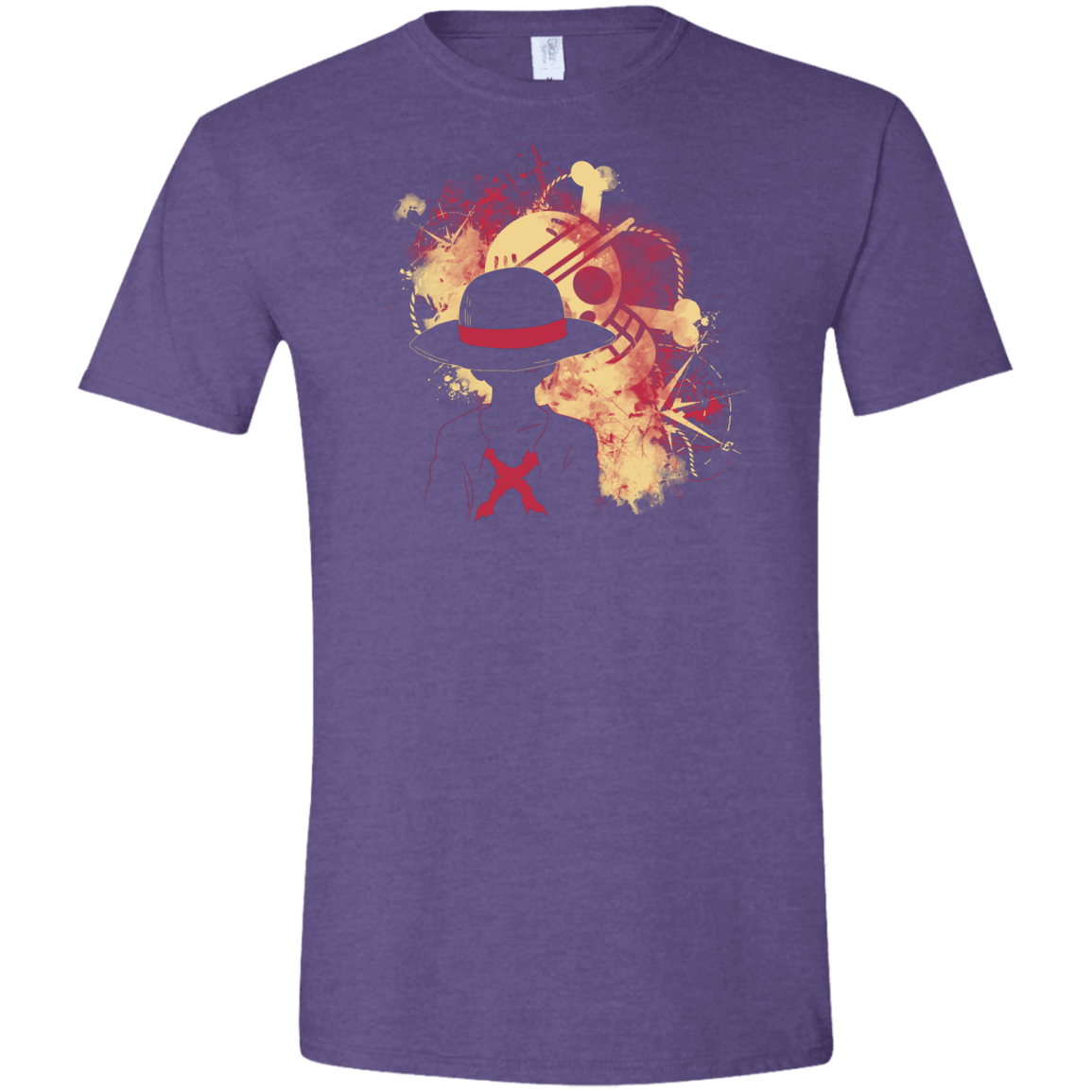 T-Shirts Heather Purple / S Luffy 2018 Men's Semi-Fitted Softstyle