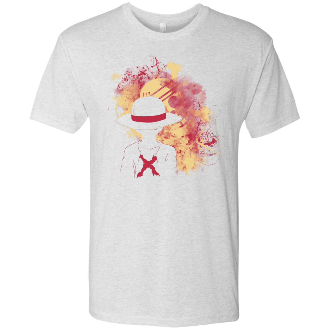 T-Shirts Heather White / S Luffy 2018 Men's Triblend T-Shirt