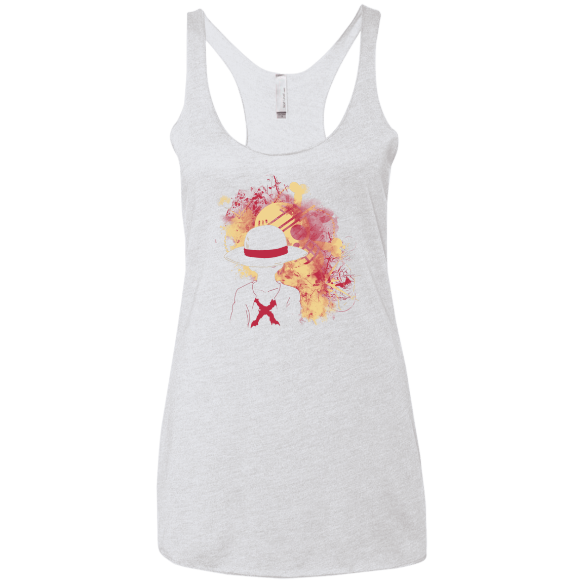 T-Shirts Heather White / X-Small Luffy 2018 Women's Triblend Racerback Tank