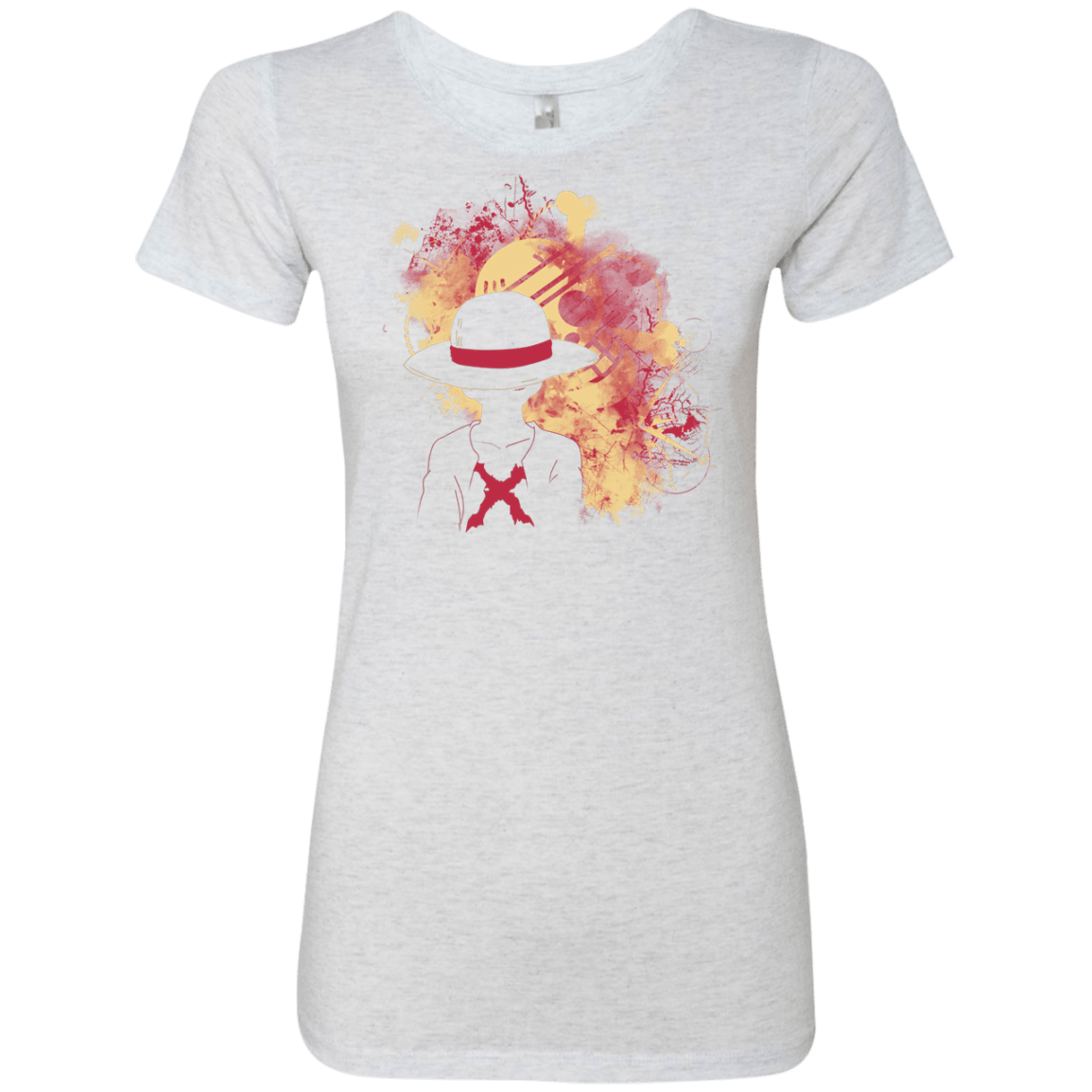 T-Shirts Heather White / S Luffy 2018 Women's Triblend T-Shirt