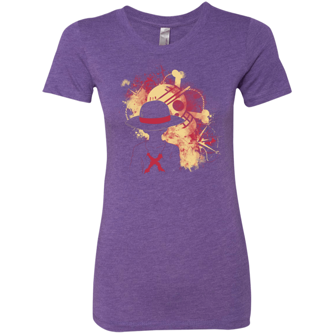 T-Shirts Purple Rush / S Luffy 2018 Women's Triblend T-Shirt