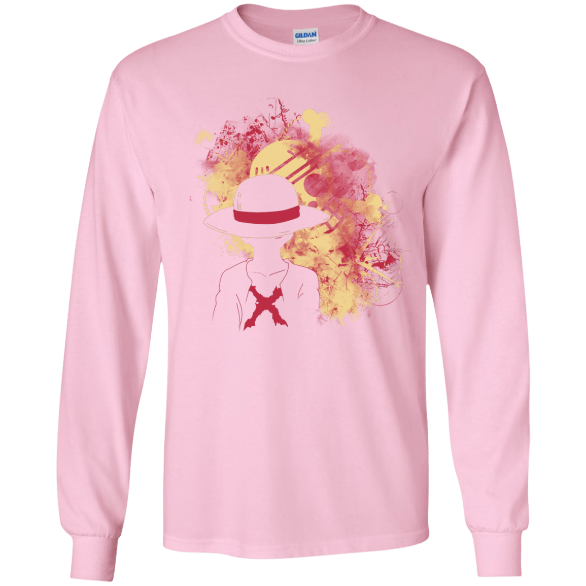 T-Shirts Light Pink / YS Luffy 2018 Youth Long Sleeve T-Shirt