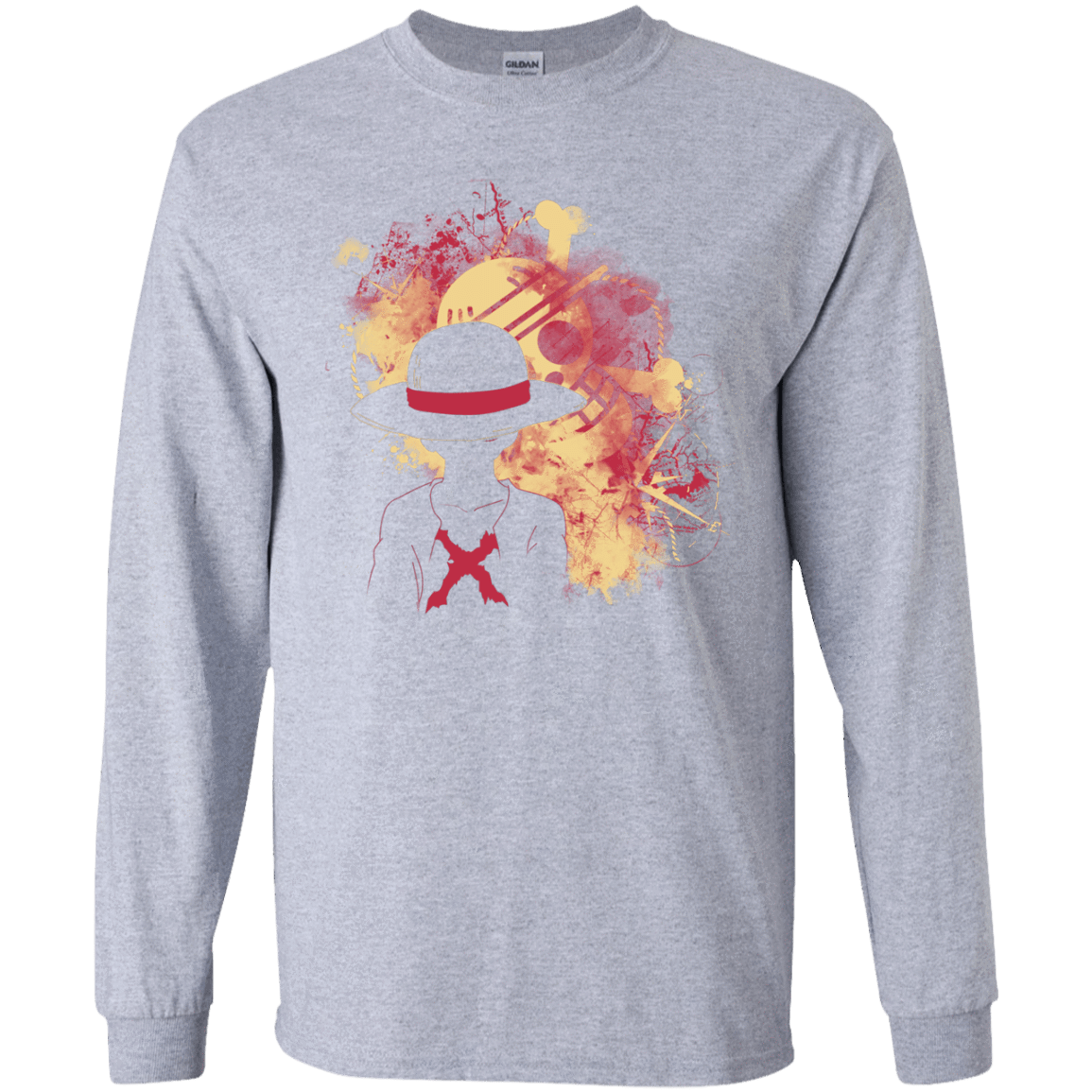 T-Shirts Sport Grey / YS Luffy 2018 Youth Long Sleeve T-Shirt
