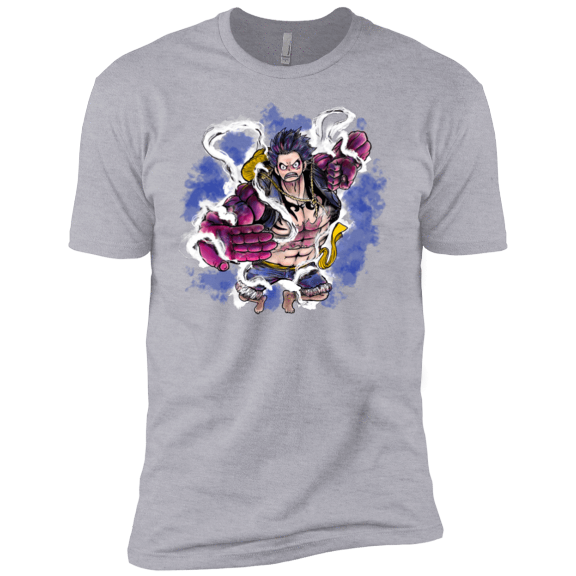 T-Shirts Heather Grey / YXS Luffy 3 Boys Premium T-Shirt