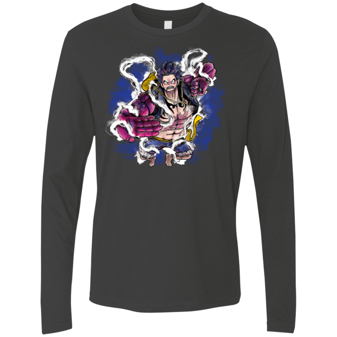 T-Shirts Heavy Metal / Small Luffy 3 Men's Premium Long Sleeve