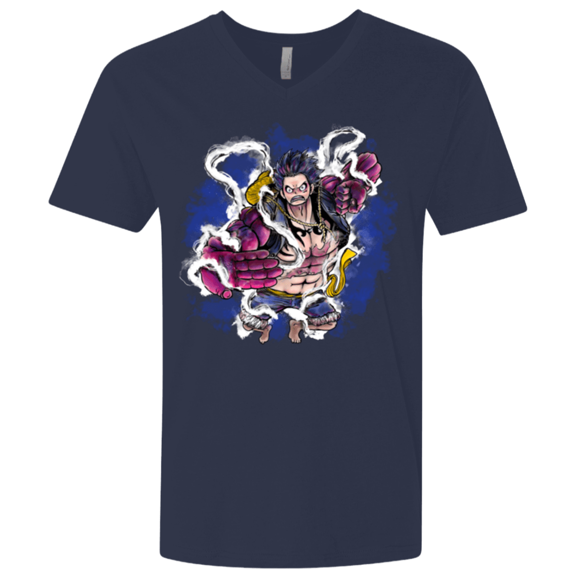 T-Shirts Midnight Navy / X-Small Luffy 3 Men's Premium V-Neck