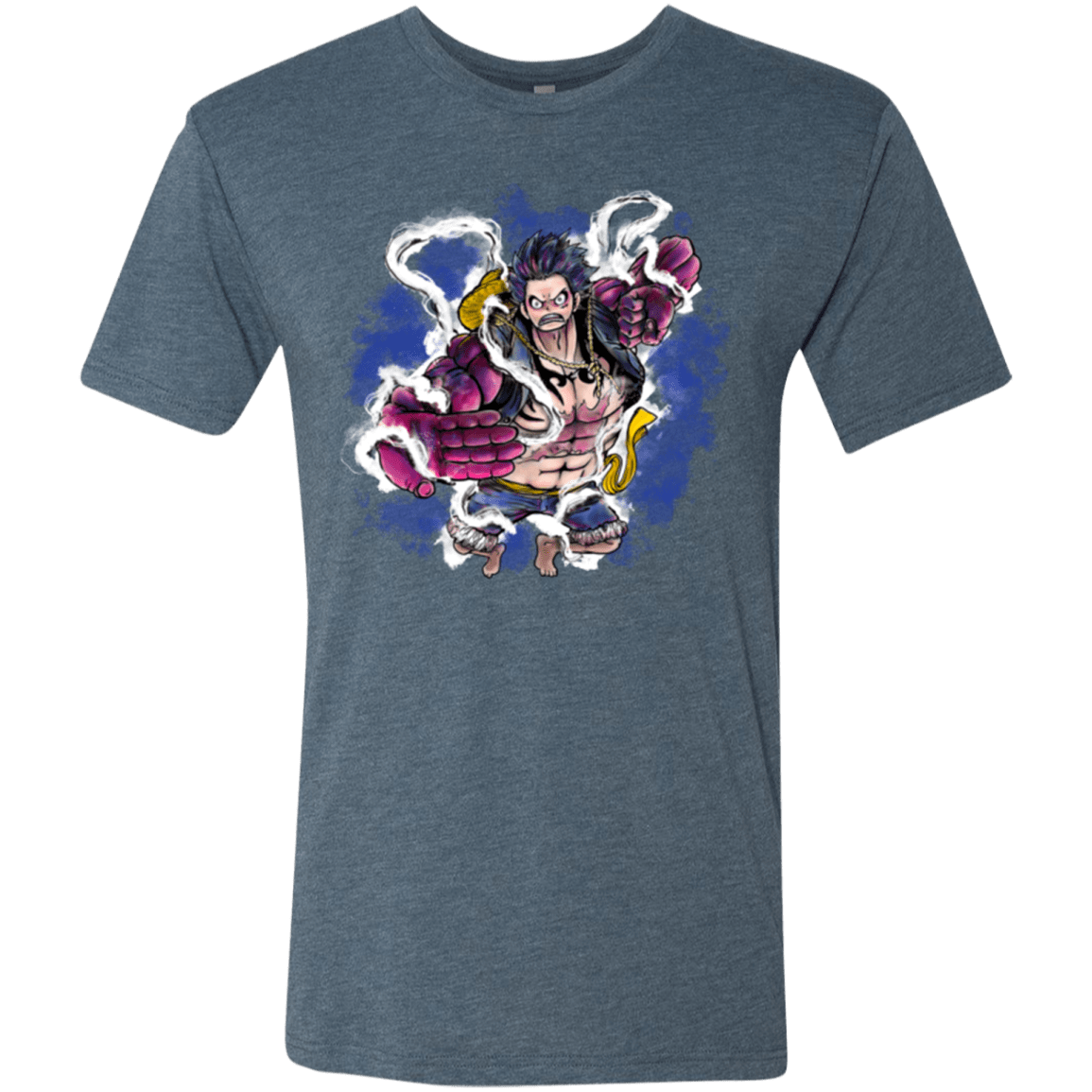 T-Shirts Indigo / Small Luffy 3 Men's Triblend T-Shirt