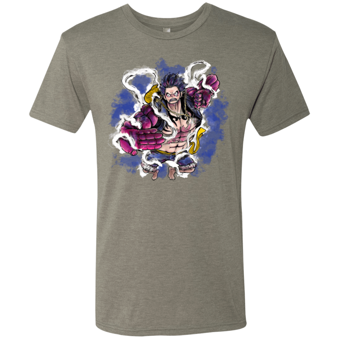 T-Shirts Venetian Grey / Small Luffy 3 Men's Triblend T-Shirt