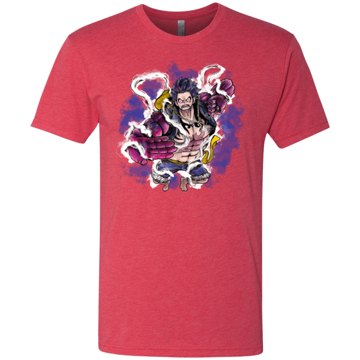 T-Shirts Vintage Red / Small Luffy 3 Men's Triblend T-Shirt