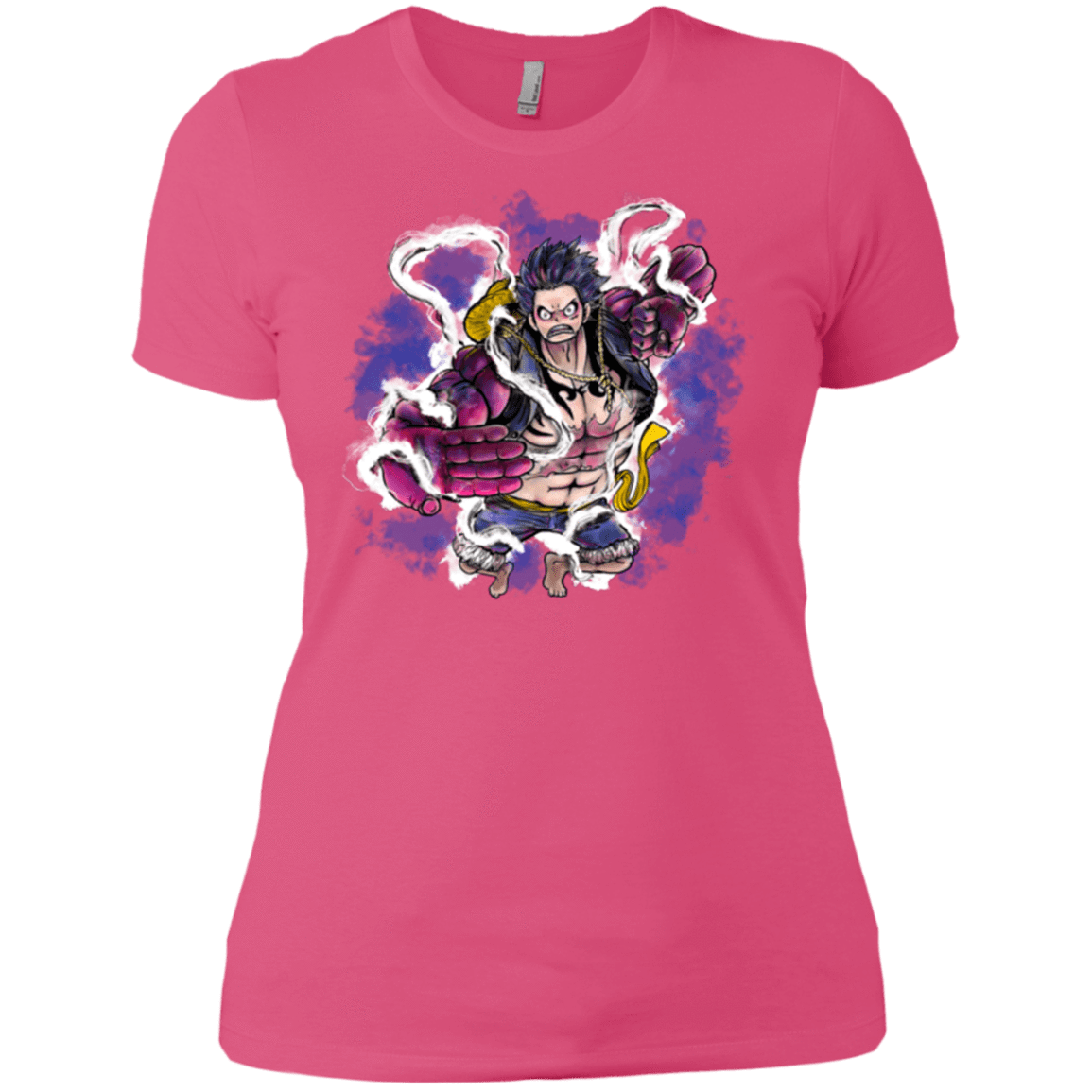 T-Shirts Hot Pink / X-Small Luffy 3 Women's Premium T-Shirt