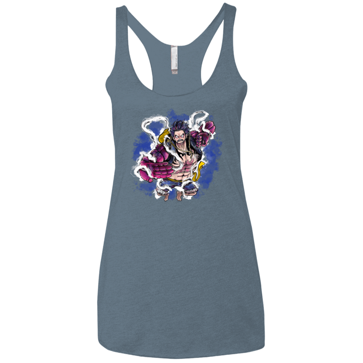 T-Shirts Indigo / X-Small Luffy 3 Women's Triblend Racerback Tank