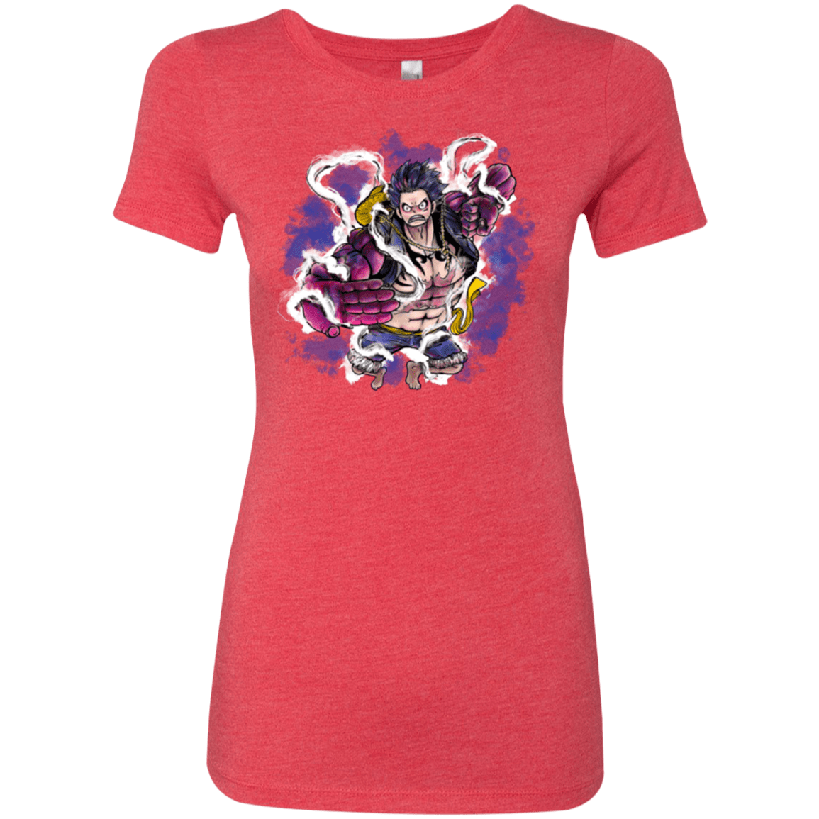 T-Shirts Vintage Red / Small Luffy 3 Women's Triblend T-Shirt