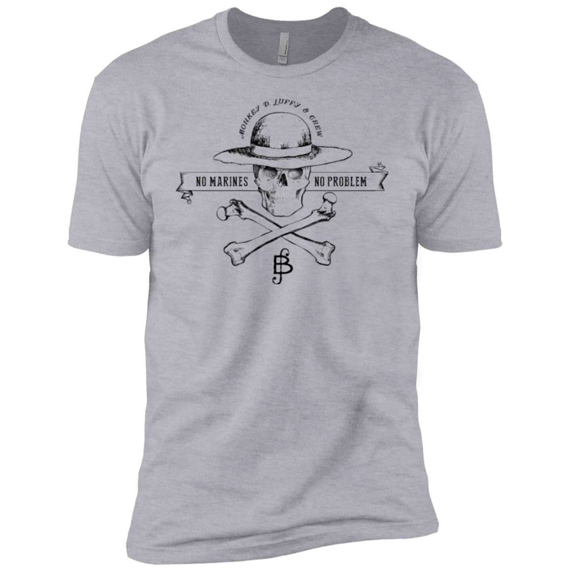 T-Shirts Heather Grey / YXS Luffy Boys Premium T-Shirt