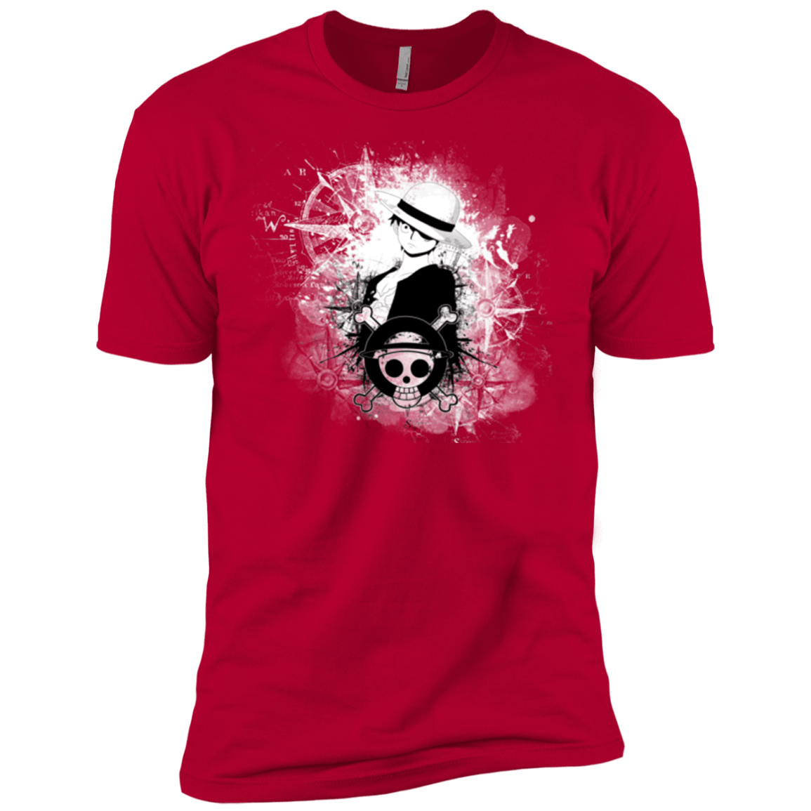 T-Shirts Red / YXS Luffy Boys Premium T-Shirt