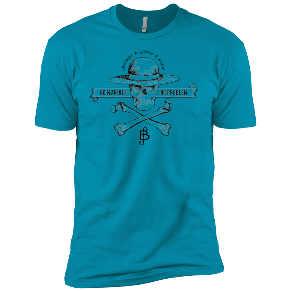T-Shirts Turquoise / YXS Luffy Boys Premium T-Shirt