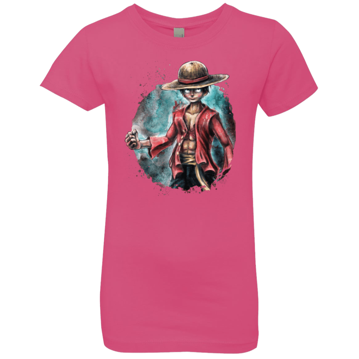 T-Shirts Hot Pink / YXS LUFFY Girls Premium T-Shirt