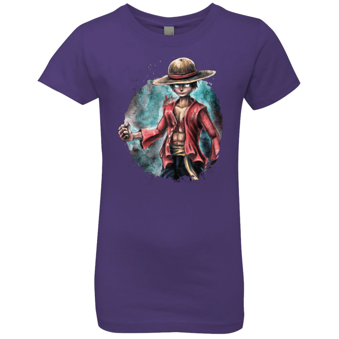 T-Shirts Purple Rush / YXS LUFFY Girls Premium T-Shirt