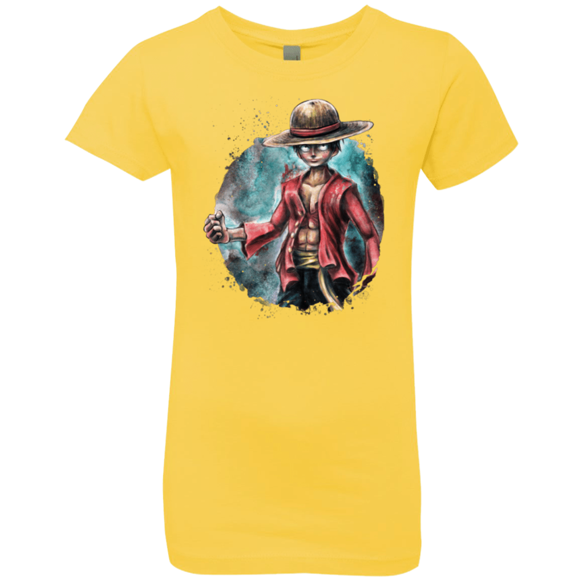 T-Shirts Vibrant Yellow / YXS LUFFY Girls Premium T-Shirt